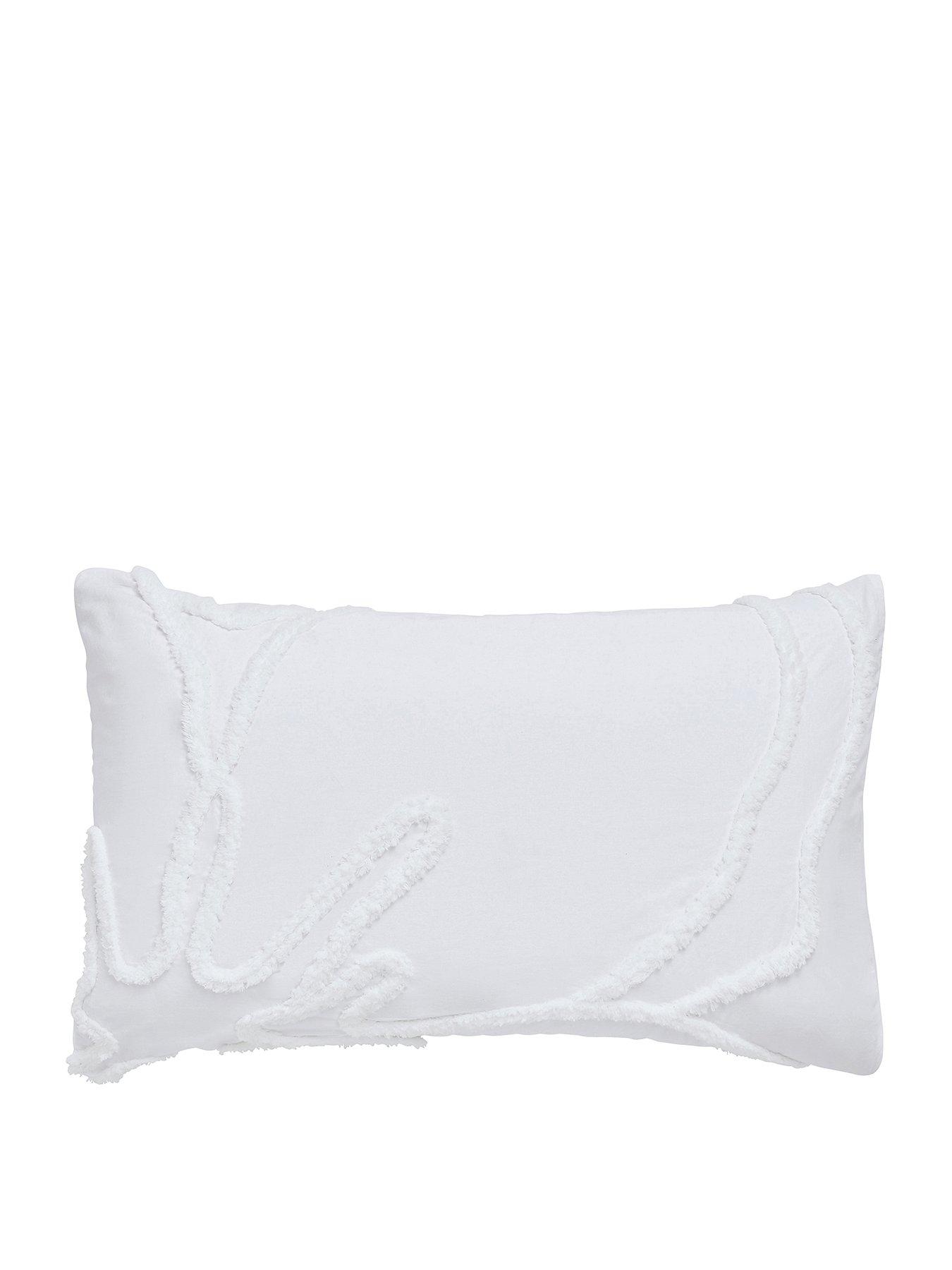 Ted Baker Magnolia Tufted Pillowcase - White at discount prices of 56% ...